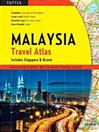 Malaysia Travel Atlas: Includes Singapore & Brunei (Paperback)