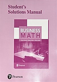 Student Solutions Manual for Business Math (Paperback, 11)