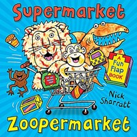Supermarket zoopermarket: a fun flap book