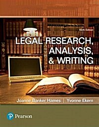 Legal Research, Analysis, and Writing (Paperback, 6)