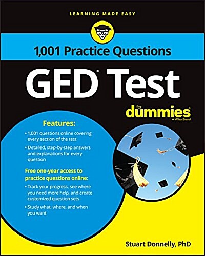 GED Test: 1,001 Practice Questions for Dummies (Paperback)