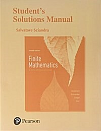 Student Solutions Manual for Finite Mathematics & Its Applications (Paperback, 12)