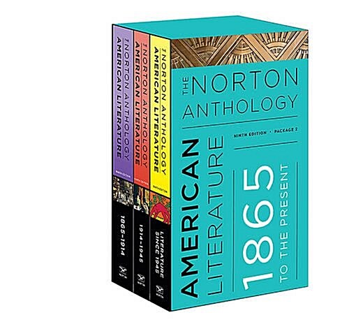 [중고] The Norton Anthology of American Literature - 3 volume set : C D & E (Paperback, 9 Rev ed)