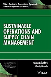 Sustainable Operations and Supply Chain Management (Hardcover)