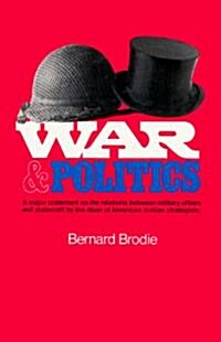 [중고] War and Politics (Paperback)