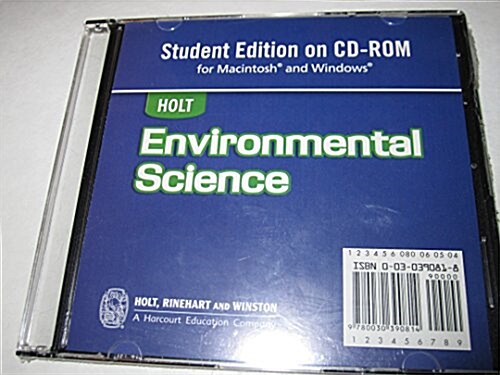 Holt Environmental Science: Student Edition CD-ROM for Macintosh and Windows 2006 (Hardcover)