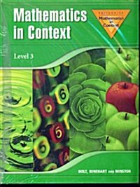 Holt Math in Context: Level 3 Student Edition Grade 8 2006 (Hardcover, Student)