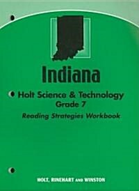 Holt Indiana Science & Technology Reading Strategies Workbook, Grade 7 (Paperback, Workbook)