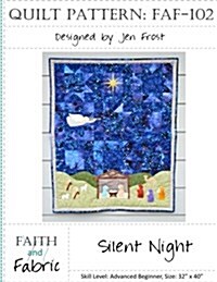 Silent Night: Christmas Nativity Quilt Pattern (Paperback)