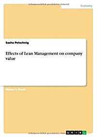 Effects of Lean Management on Company Value (Paperback)