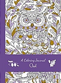 A Coloring Journal Owl (Hardcover)