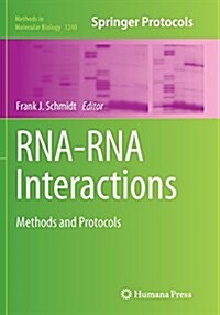 RNA-RNA Interactions: Methods and Protocols (Paperback, Softcover Repri)