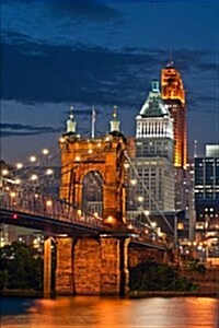 Cincinnati Ohio at Night Journal: 150 Page Lined Notebook/Diary (Paperback)