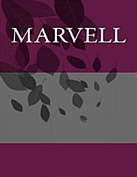 Marvell: Personalized Journals - Write in Books - Blank Books You Can Write in (Paperback)