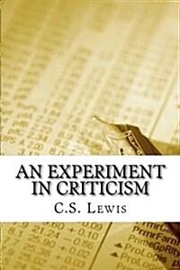 An Experiment in Criticism (Paperback)