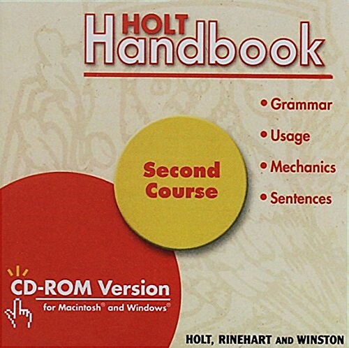 Holt Handbook: CD-ROM Verison Grade 8 2003 (Hardcover)