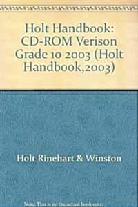 Holt Handbook: CD-ROM Verison Grade 10 2003 (Hardcover)