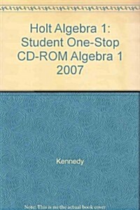 Holt Algebra 1: Student One-Stop CD-ROM 2007 (Other)