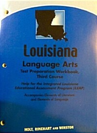 Elements of Literature: Language Arts Test Preparation Workbook Third Course (Paperback, Student)