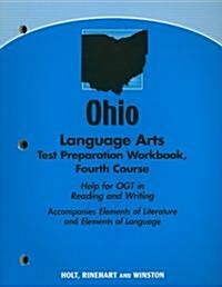 Ohio Language Arts Test Preparation Workbook, Fourth Course: Help for OGT in Reading and Writing (Paperback, Workbook)