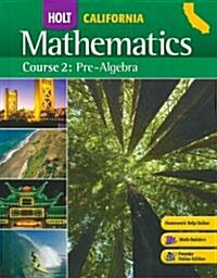 Holt Mathematics: Student Edition Course 2 2008 (Hardcover)