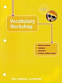[중고] Vocabulary Workshop (Paperback, Student)