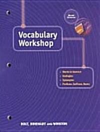 Elements of Language: Vocabulary Workshop Grade 12 Sixth Course (Paperback, Student)