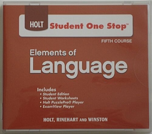 Elements of Language: Student One-Stop DVD 2009 (DVD-Audio)