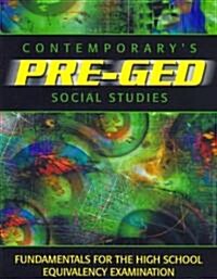 Pre-GED Satellite Book: Social Studies (Paperback)