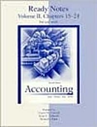 Ready Notes Volume 2 Chapters 15 to 24 for Use with Accounting: The Basis for Business Decisions (Paperback, 11)