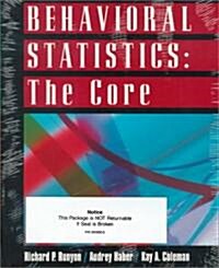 Text with Study Guide for Use with Behavioral Statistics (Hardcover)