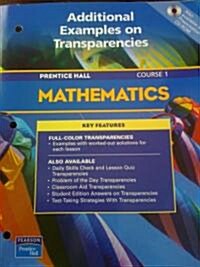 Mathematics Course 1: Additional Examples on Transparencies (Paperback)
