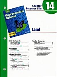 Holt Environmental Science Chapter 14 Resource File: Land (Paperback)