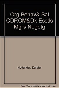 Org Behav& Sal CDROM&Dk Esstls Mgrs Negotg (Hardcover, 12)