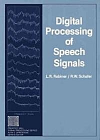 [중고] Digital Processing of Speech Signals (Paperback)