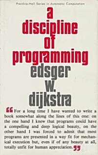 A Discipline of Programming (Paperback)