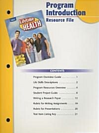 Holt Lifetime Health Program Introduction Resource File (Paperback)