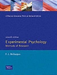 Experimental Psychology Methods of Research (Paperback, 7)