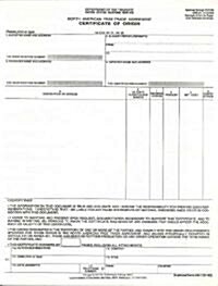 North American Free Trade Agreement, Certificate of Origin, Customs Form 434 (Paperback)