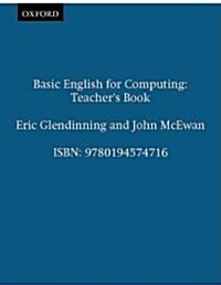 Basic English for Computing: Teachers Book (Paperback)