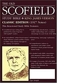 Old Scofield Study Bible-KJV-Classic: 1917 Notes (Leather)