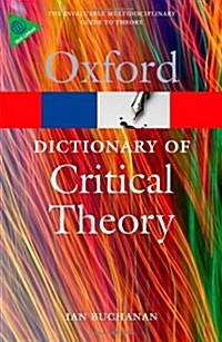 A Dictionary of Critical Theory (Paperback)