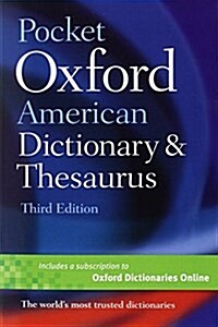 Pocket Oxford American Dictionary and Thesaurus (Paperback, 3)