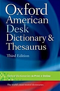 [중고] Oxford American Desk Dictionary and Thesaurus (Hardcover, 3)