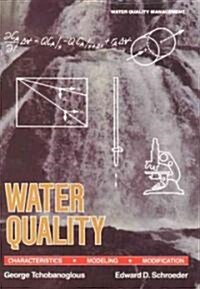 [중고] Water Quality Characteristics: Modeling and Modification (Paperback)