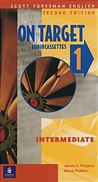 [중고] On Target, Book 1: Intermediate (Audio Cassette, 2)