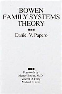 [중고] Bowen Family Systems Theory (Paperback)
