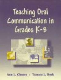 Teaching oral communication in grades K-8