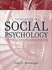 Experiences in Social Psychology: Active Learning Adventures (Paperback)