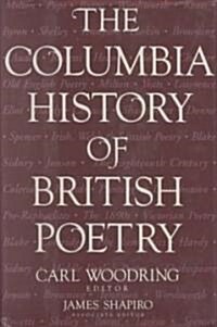 The Columbia History of British Poetry (Hardcover)